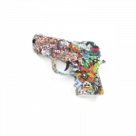 Spalvingas pistoletas 6mm BB - Airsoft