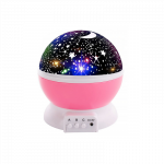 Projektorius - naktinis &scaron;viestuvas / lempa - rožinis