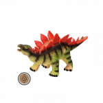 Guminis dinozauras - stegozauras su garsais - 40cm