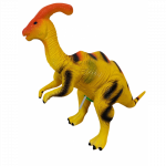 Guminis dinozauras - parazaurolofas su garsais - 35cm