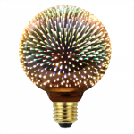 LED dekoratyvinė lemputė G80 / E27 - fejerverkų efektas