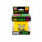 Antistresinis squishy kubas, mink&scaron;tas sensorinis žaislas - Geltonas