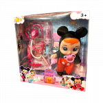Žaislinė lėlė su su gydytojo reikmenimis - Mickey mouse