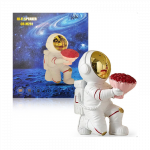 HI-FI garsiakalbis / kolonėlė / radijas - astronautas su gėlėmis