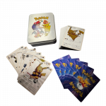 Pokemon kortos metalinėje dėžutėje 50vnt. - Sidabrinės