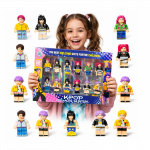 LEGO stiliaus K-Pop demon hunters žmogeliukų rinkinys - 12vnt.