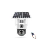 Lauko IP WiFi stebėjimo kamera su 4G SOLAR 8.0MP kamera ir saulės baterija
