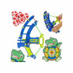 Vaikų smiginio žaidimas - lankas ir kamuoliukai - krokodilas