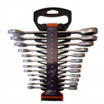 Raktų su terk&scaron;le komplektas 12vnt., 6-22mm, Cr-V