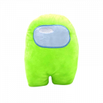 Pliu&scaron;inis žaislas Among us - prilipdomas ant stiklo, žalias