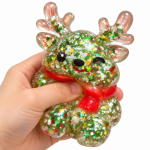 Kalėdinis antistresinis žaislas &bdquo;Jumbo Squishy&ldquo; - Rudolfas