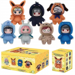 Naruto Beast Party Labubu styliaus žaislas su pakabuku - siurprizas