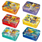Pokemon kortos metalinėje dėžutėje 25vnt.