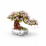 Lego stiliaus konstruktorius - žydintis bonsai medis, 462 dalys