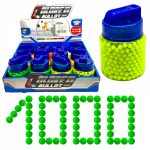 BB 6mm plastikinės kulkos - &scaron;ratai Airsoft ginklams 1000vnt