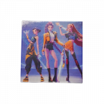 Dėlionė, deimantinė mozaika - rankdarbių rinkinys K-Pop Demon Hunters