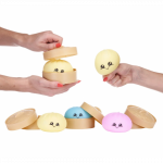 Mažas antistresinis koldūnas skvi&scaron;as / Kawaii squishy dumpling dėžutėje