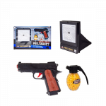 Airsoft rinkinys - pistoletas, taikinys ir 400vnt. silikoninių kulkų