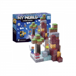 Minecraft magnetinis blokelių / kaladėlių rinkinys - 87 dalių