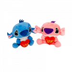 Lilo - Stitch pliu&scaron;inis žaislas - rožinė Angel - 20cm