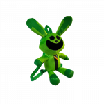 Kuprinė - žaislas žalias ki&scaron;kis - Hoppy Hopscotch / Smiling Critters, 45cm