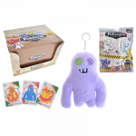 Fuggler funny ugly monster pliu&scaron;inis raktų pakabukas + trys kortelės staigmena