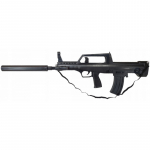 CS:GO Airsoft automatas &scaron;audantis plastikinėmis kulkomis - 85cm 6mm BB