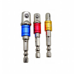 Adapterių rinkinys suktuvui 3vnt. - 1/4", 3/8", 1/2"