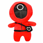 Squid Game guard pliu&scaron;inis žaislas 23 cm
