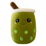 Mielas pliu&scaron;inis žaislas / pagalvė Boba Bubble Tea, kriau&scaron;inė