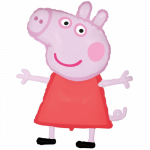 Didelis folinis balionas su heliu - Peppa pig, 85 x 70 cm