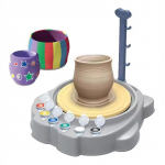 Kūrybinis keramikos rinkinys - lipdyk ir dažyk! Su moliu ir dažais