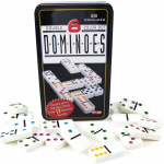 Dvigubas &scaron;e&scaron;ių spalvų ta&scaron;kelių domino rinkinys