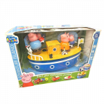 Peppa Pig laivas + 4 personažų rinkinys