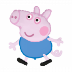 Didelis folinis balionas su heliu - George pig, 70 x 75 cm