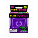 Antistresinis &scaron;vytintis squishy kubas, mink&scaron;tas sensorinis žaislas - violetinis