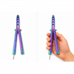 Treniruočių peilis Butterfly be a&scaron;menų 22cm - Titan Mirage