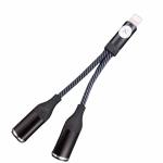 Apple Lightning adapteris / &scaron;akotuvas - įkrovimo ir ausinių lizdai, 2in1