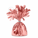 Kūgio formos svarelis balionams, rose gold, 12cm, 140g
