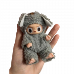 NAUJIENA! I&scaron;skirtinės i&scaron;vaizdos Labubu the monsters žaislas - pilkas