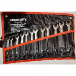 Kombinuotų raktų rinkinys 12d. 8-19mm Cr-V