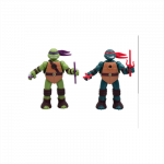 Vežliukai Nindzės - Donatello ir Raphael su projektoriumi ir priedais