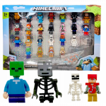 Didelis LEGO Minecraft žmogeliukų rinkinys - 24 vnt.