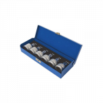 3/ 4'' Galvučių su antgaliais rinkinys (TORX, SPLINE) 6vnt.