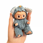 NAUJIENA! I&scaron;skirtinės i&scaron;vaizdos Labubu the monsters žaislas - t.mėlynas