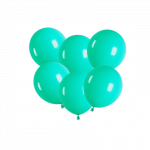 Lateksinis balionas su heliu, meslvai žalsvas - 30cm, 1vnt.