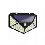 100 LED saulės lempa su judėjimo jutikliu