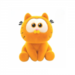 Didelis pliu&scaron;inis žaislas - katinas Garfildas / Garfield 45cm su pledu