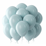 Lateksinis balionas su heliu, melsvai pilkas - 30cm, 1vnt.