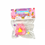Antistresinis žaislas skvi&scaron;as / squishy - žiurkėnas, rožinis